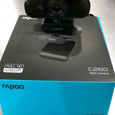 Rapoo C260 | 1080p HD Webcam | Built-in Dual Noise Reduction Mics