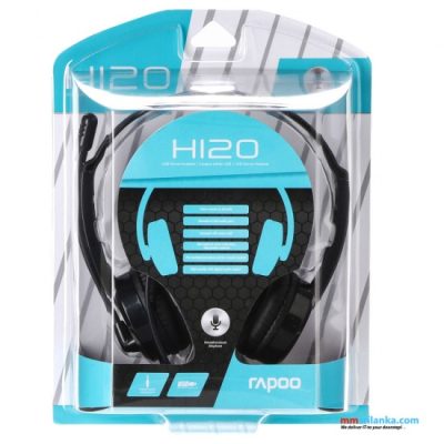 Rapoo Wired Stereo Headphone 3.5 MM Jack – H120
