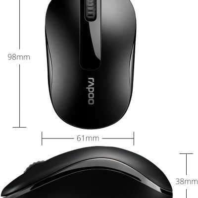 Rapoo Wireless Optical Mouse M10 – BLACK