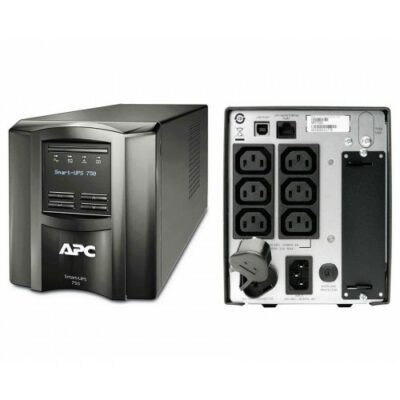 APC Smart-UPS, Line Interactive, 750VA, Tower, 230V, 6x IEC C13 outlets