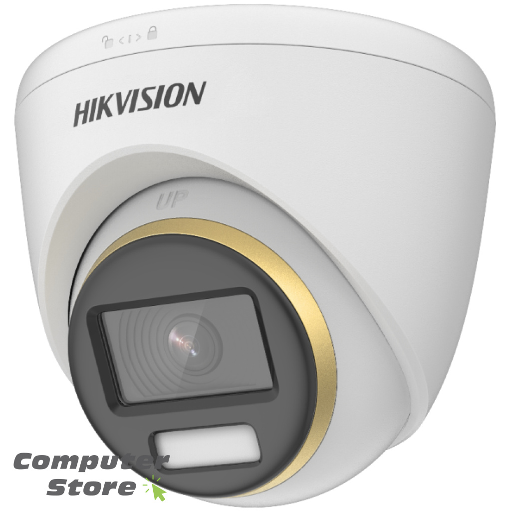 Hikvision 2MP ColorVu Fixed Turret Camera (DS-2CE72DF3T-F) - Computer ...