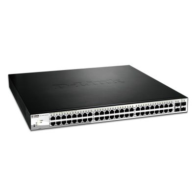D-Link 48-Port Gigabit WebSmart PoE Switch (DGS-1210-52MP)