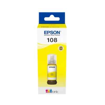Epson 108 EcoTank Yellow Ink Bottle