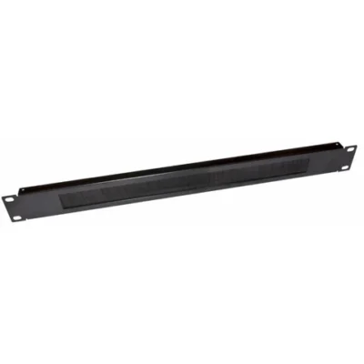 Giganet 1 Unit Black Brush Strip Panel 19″