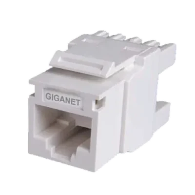 Giganet Category 6A UTP 180 Degrees Keystone Jack Module