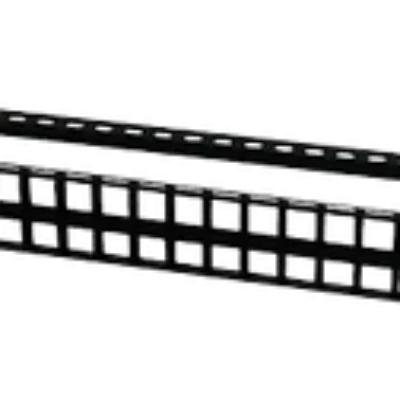 Giganet CAT 6A FTP 48 Port Blank Patch Panel with Rear Wire Manager