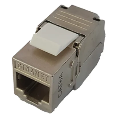 Giganet CAT 6A FTP (Mini) Shielded Die-cast Tool-less Panel Jack