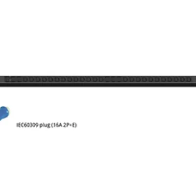 Giganet Pdu,Basic,Vert,2Pe,Iec,24Xc13,6Xc19,230V/32A IEC LOCK,METERE