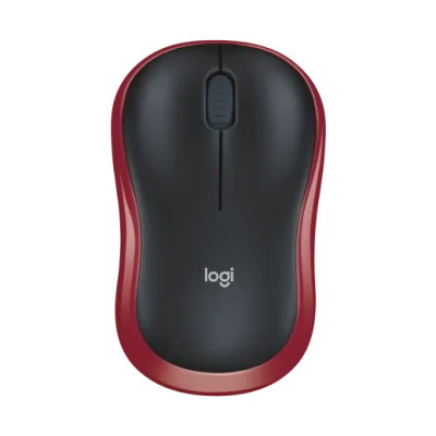 Mouse – LOGITECH Wireless Mouse M185 – RED