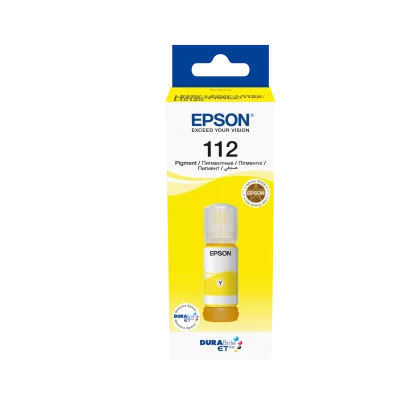 Epson 112 EcoTank Pigment Yellow Ink Bottle