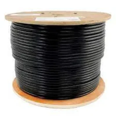 Giganet Cat 6A F/UTP LDPE(outdoor) Black Cable-305m  drum