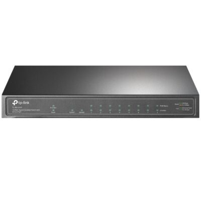 10-Port Gigabit Desktop Switch with 8-Port PoE+