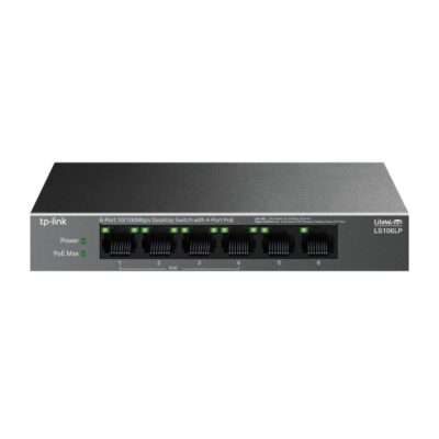 TP LINK 6-Port 10/100Mbps Desktop Switch with 4-Port PoE