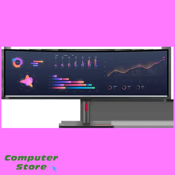 ThinkVision P49w-20 49 inch 5K DQHD Curved Monitor with Eyesafe