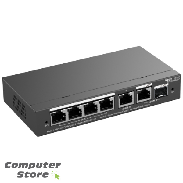 Ruijie 6-Port Gigabit Smart Cloud Managed PoE Switch - Image 4