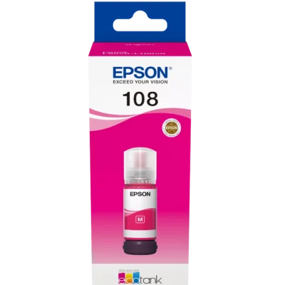 Epson 108 EcoTank Magenta Ink Bottle