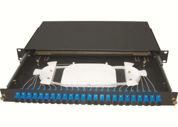 GIGANET 1U 19" 24 WAY PATCH PANEL