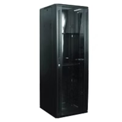 Giganet 42U Floor Standing Server Cabinet Width 600mm Depth 1200mm Glass Door