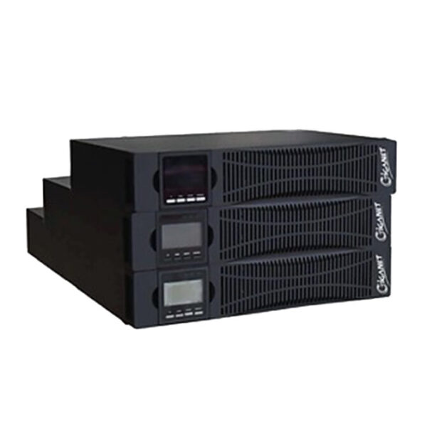 GIGANET Smart Double Online  Conversion  UPS 3kVA Rack/ Tower Single Phase , PF 1. 0
