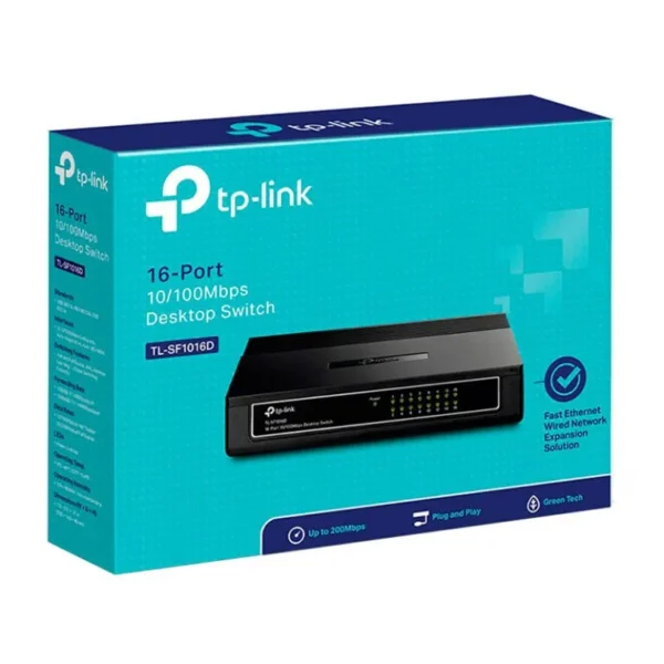 TP LINK 16-port 10/100M Desktop Switch - Image 2