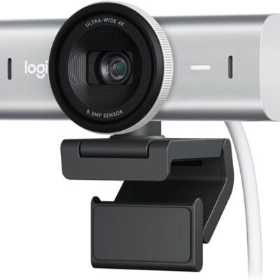 Logitech MX Brio 4K Ultra HD Webcam – PALE GREY – USB – N/A – EMEA28-935 – B2C
