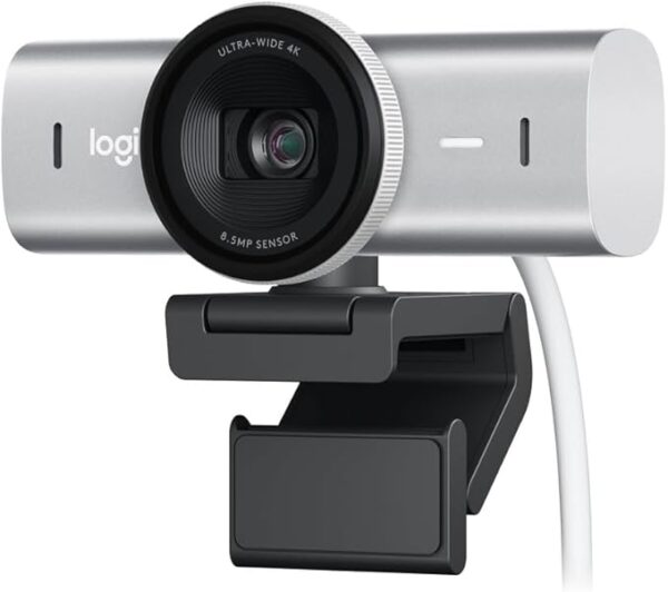 Logitech MX Brio 4K Ultra HD Webcam - PALE GREY - USB - N/A - EMEA28-935 - B2C