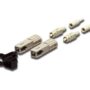 SIEMON FIBER CONNECTOR,MM,LC,SIMPLEX  BUFFERED BOOT,BEIGE