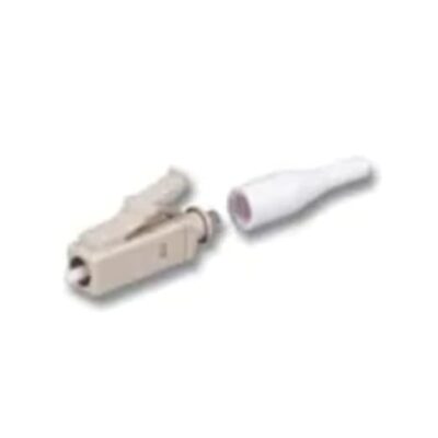 SIEMON FIBRE,CONNECTOR,MM,LC,DPLX,JCKT,WHT BOOT,BIEGE