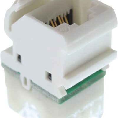 Siemon MX6-02B CAT6 RJ45 Angled Punch Down Module, White