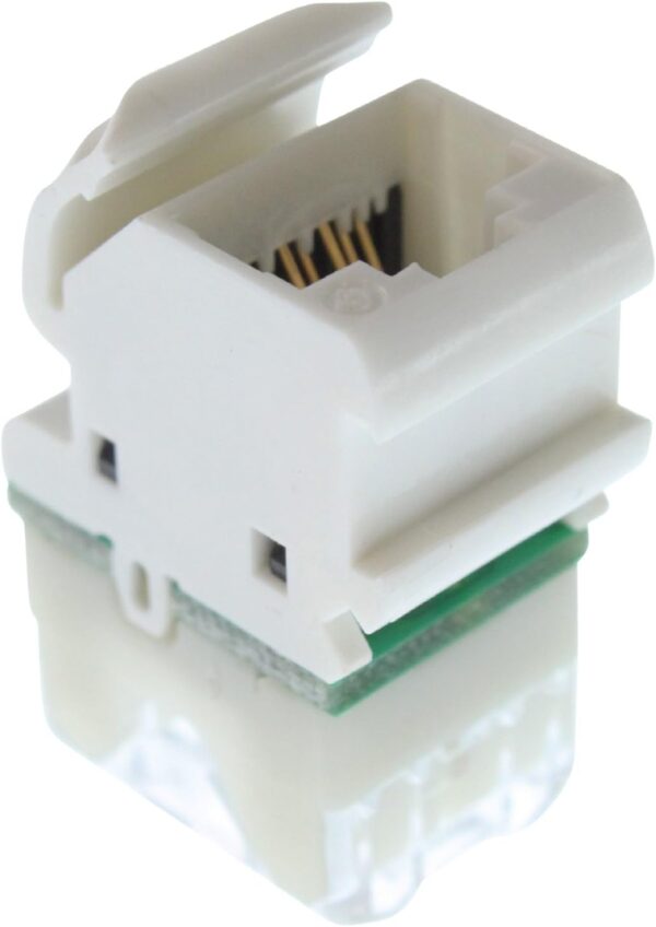 Siemon MX6-02B CAT6 RJ45 Angled Punch Down Module, White