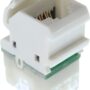 Siemon MX6-02B CAT6 RJ45 Angled Punch Down Module, White