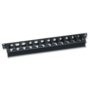 Siemon Cable Manager, Single Sided, 2.5 Inch, 1U