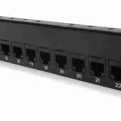 Siemon Z6as-pnl-24k ZMAX 24 Port Cat 6A Shielded Patch Panel 1rms Black