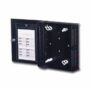 Siemon Wall Mount Interconnect Centre, black