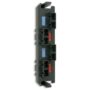 SIEMON FIBER ADAPTER PLATE,8 FIBER,SC BLACK
