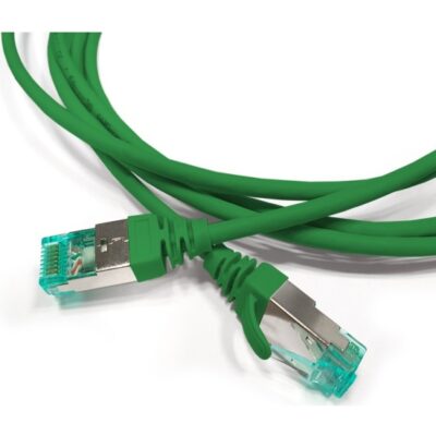 Giganet Cat6A SFTP Patch Cord 1M-Green LSZH 50U