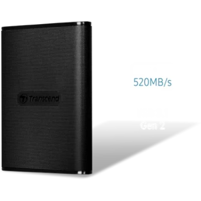 Transcend TS2TESD270C 2TB ESD270C, USB 3.1 Gen 2, Type-C,Portable External SSD