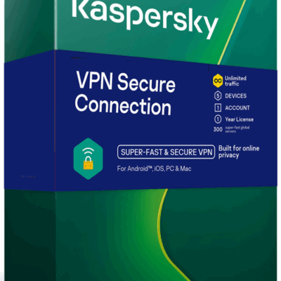 Kaspersky Secure Connection Africa Edition. 5-Device; 1-User 1 year Base Download Pack